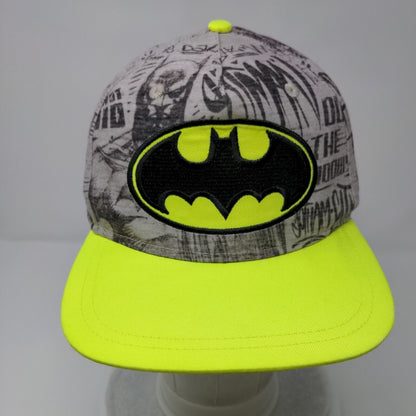 Batman Snapback Hat Multi Youth OSFM Adjustable Embroidered DC Comics