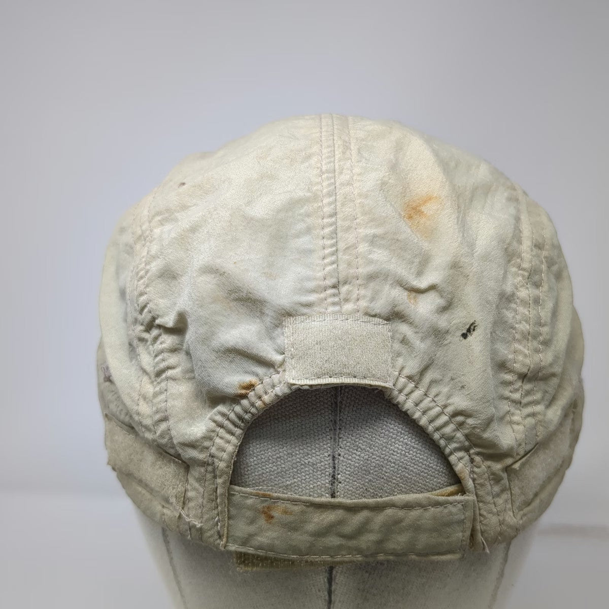 O'Keefe's Reef Baseball Cap Beige One Size Mahi Mahi Fishing Rods Strapback Hat