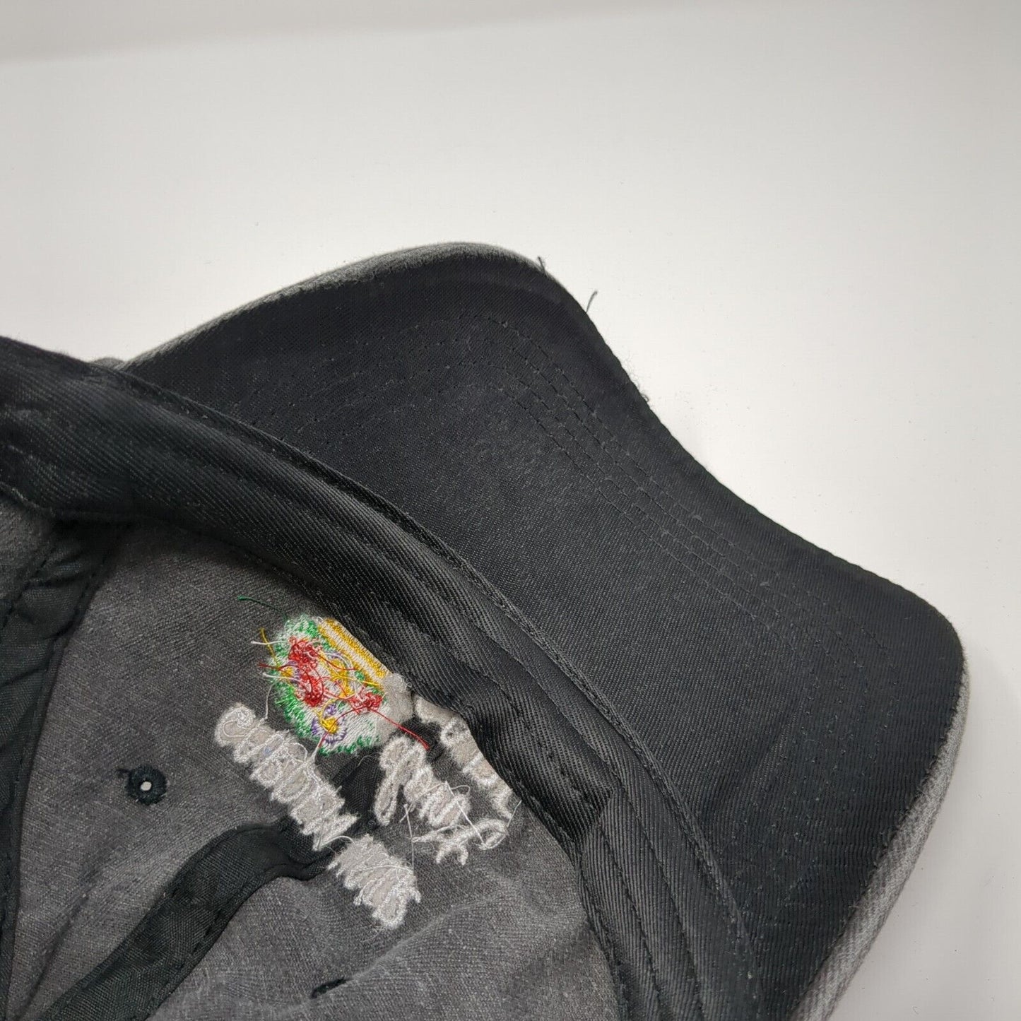 Garden Hair Don't Care Slideback Hat Gray One Size Adjustable 6 Panel