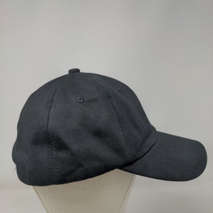 32 Degrees Slideback Hat Black One Size Solid Adjustable Embroidered