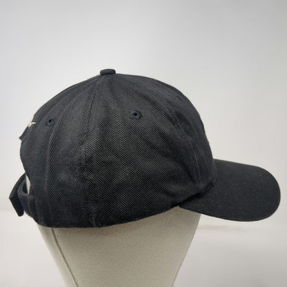 Nike Baseball Cap Black One Size Golf 1 Tour Strapback Green Underbrim Hat