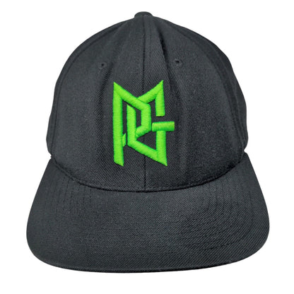 PG Snapback Hat Black One Size Adjustable Embroidered The Classics Yupoong