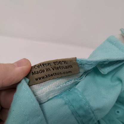 Sunshine & Whiskey Strapback Hat Blue OSFA Adjustable Distressed KBETHOS Vintage