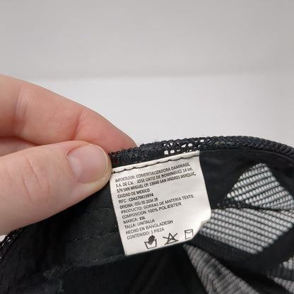 Unbranded Snapback Trucker Hat Black One Size Mesh Back Embroidered