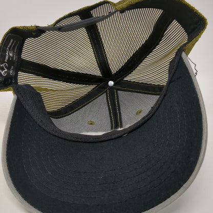 Realtree Trucker Hat Gray One Size Mesh Back Antler Logo Sunset Patch Snapback