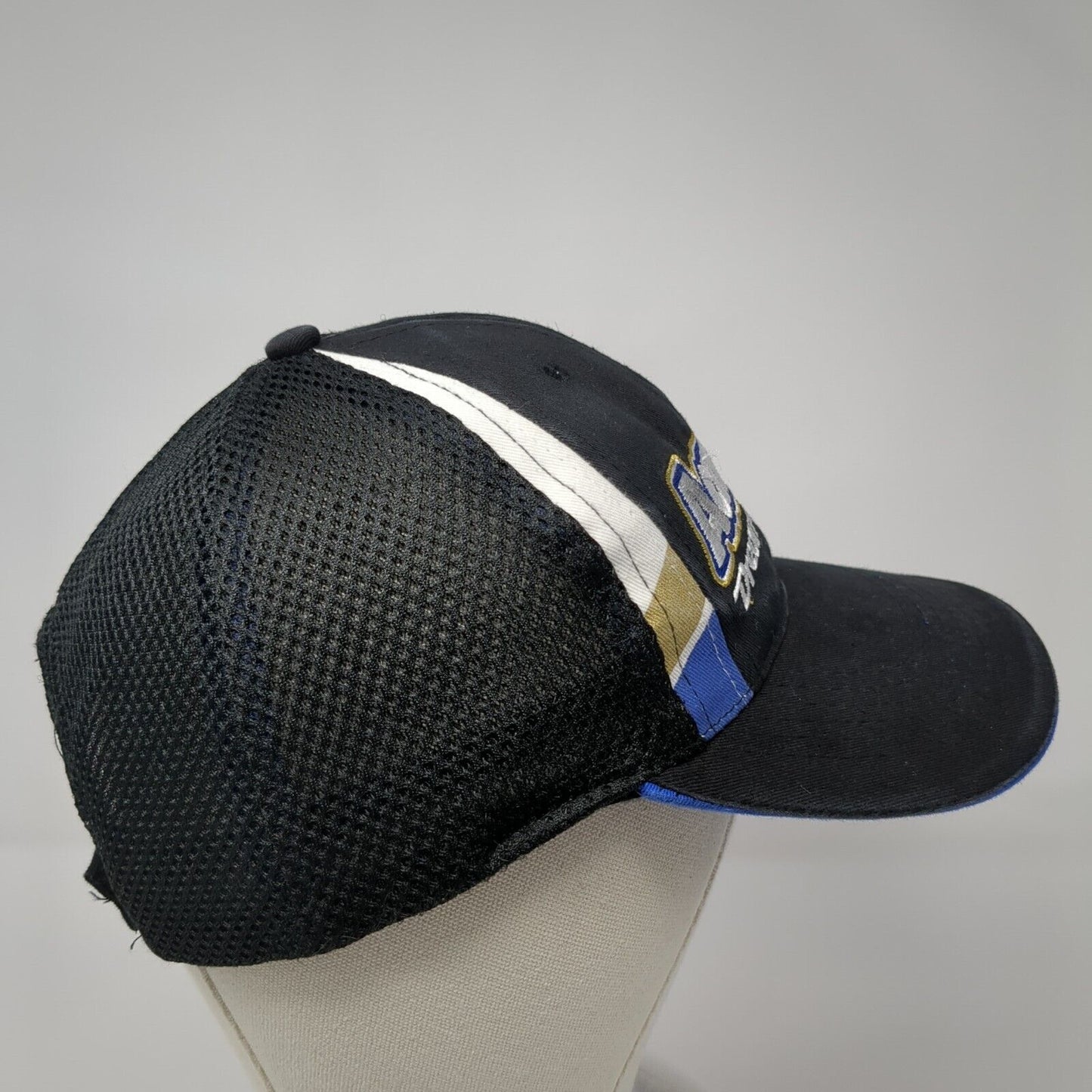 Aaron's Dream Machine Straoback Trucker Hat Black One Size Mesh Chase Authentics