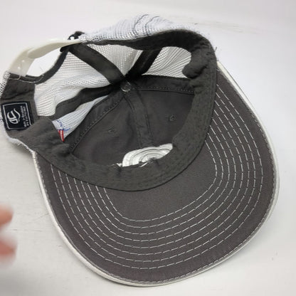 Outdoor Cap Trucker Hat Gray One Size Maibec US Canada Flags Mesh Snapback