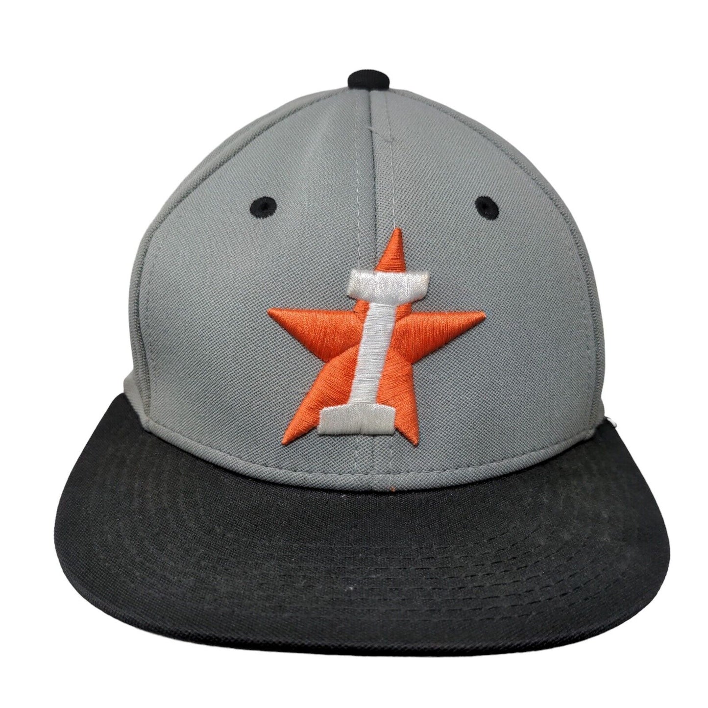 The Game Pro Fitted Hat Gray Small Embroidered I Star 5th Anniversary Logo