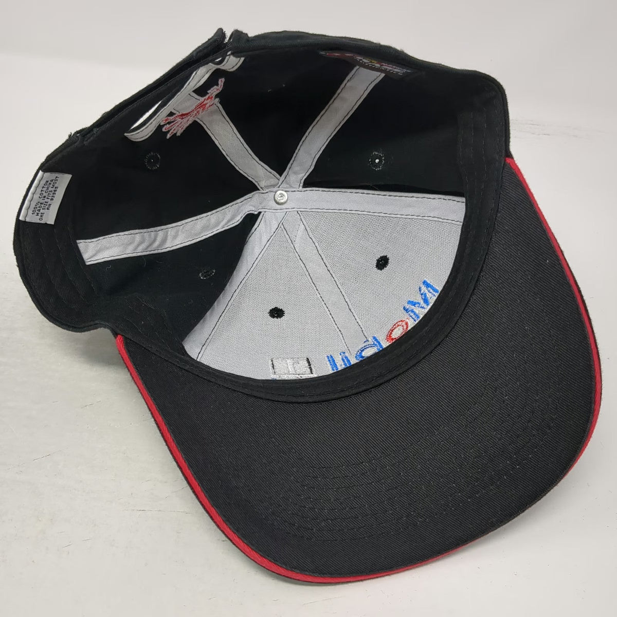Chase Authentics Mobil 1 NASCAR Pegasus 5 Panel Black Hat One Size Strapback