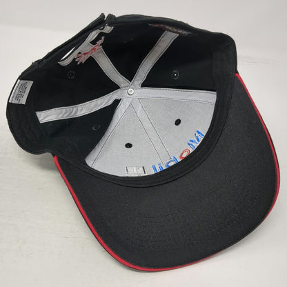 Chase Authentics Mobil 1 NASCAR Pegasus 5 Panel Black Hat One Size Strapback