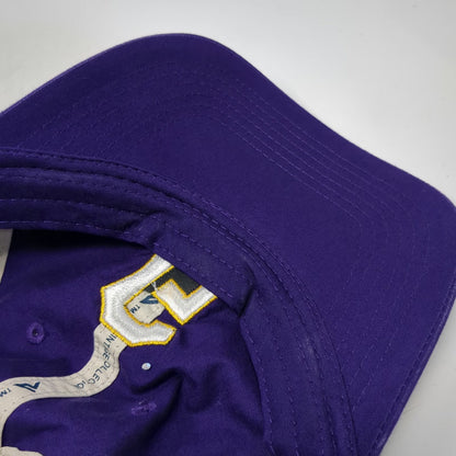 Pacific Headwear Baseball Cap Purple One Size White Yellow G Logo Hat Slideback
