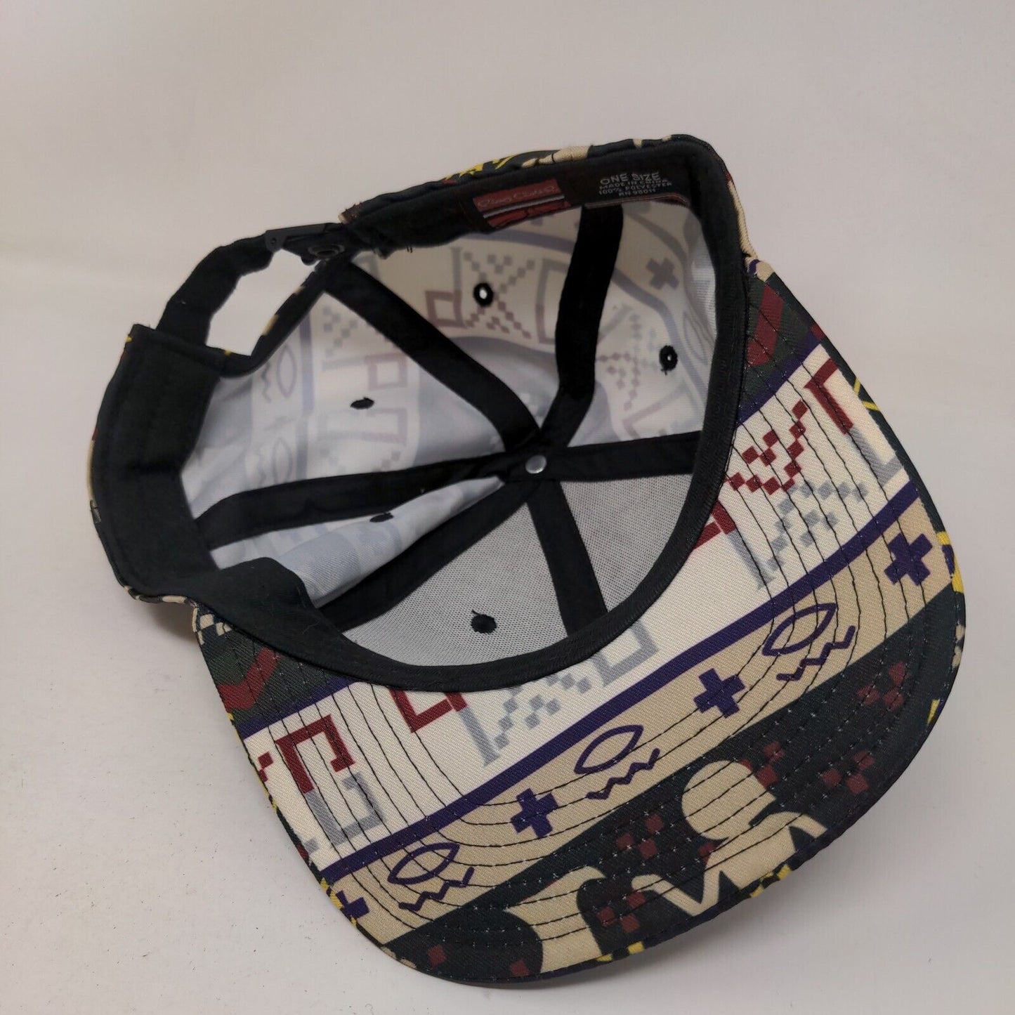 Play Cloths Slideback Hat Multicolor One Size Tribal Geometric Adjustable