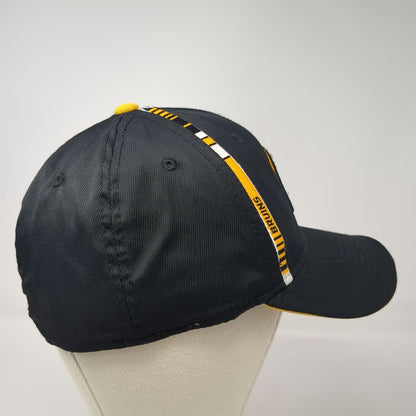 Boston Bruins NHL Reebok Cap Black M Center Ice Stretch Fit Embroidered Logo