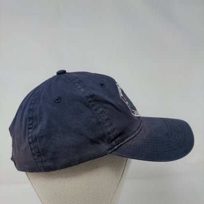 Concord Lumber Corporation Strapback Hat Blue OSFA Embroidered Apollo