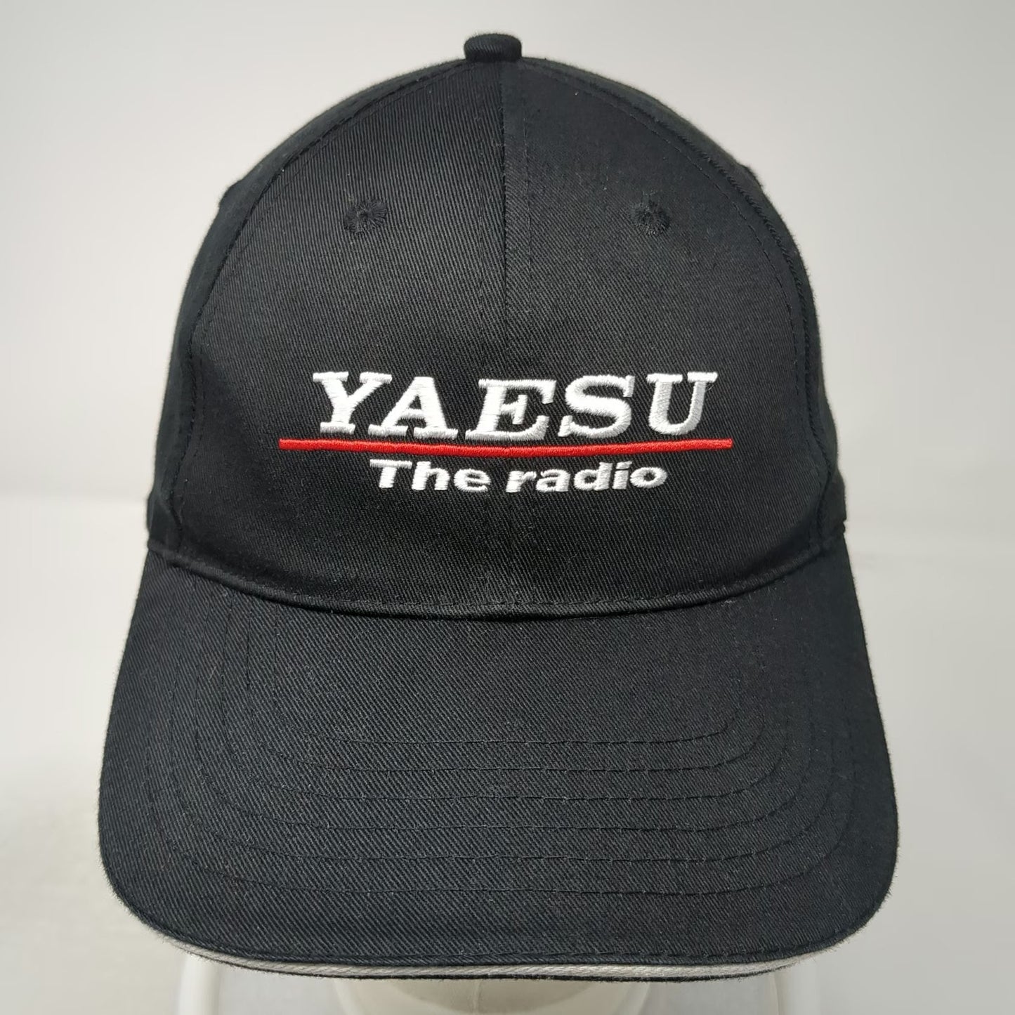 Barker Gear Yaesu The Radio Hat Black One Size Snapback Cotton Structured Logo