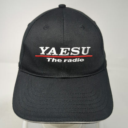 Barker Gear Yaesu The Radio Hat Black One Size Snapback Cotton Structured Logo
