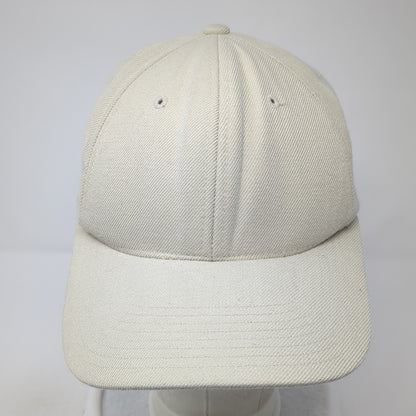 Top Of The World Fitted Baseball Cap Beige 7 1/4 Lightweight Vented Holes Blank
