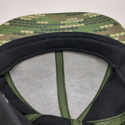 DC Comics Batman Baseball Cap Black XL Fitted Camo Logo Graphic Flat Brim Hat