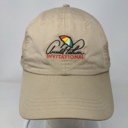 Arnold Palmer Invitational Bay Hill Strapback Hat Tan One Size Classic Fit Ahead