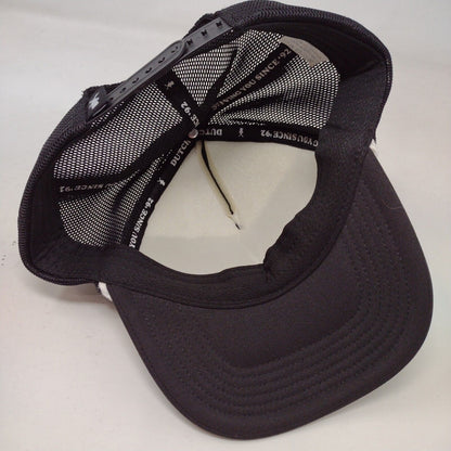 Drink More Coffee Snapback Rope Trucker Hat Black OSFA Mesh Back