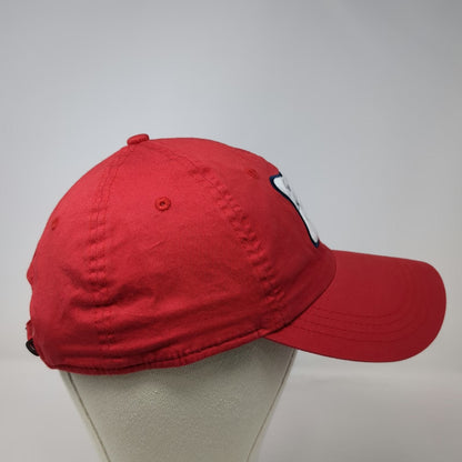 Ahead Baseball Cap Red One Size Fairmont Hot Springs Montana EST 1972 Patch Hat