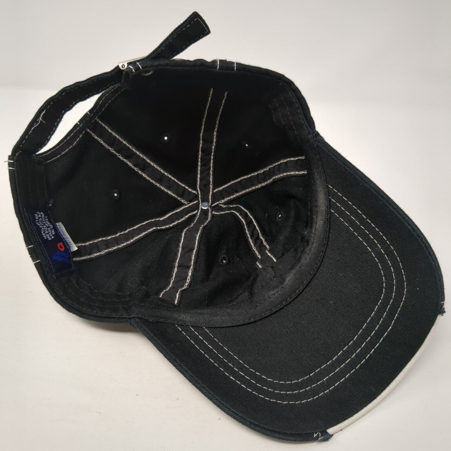 Lake Hair Don't Care Slideback Hat Black One Size Adjustable Rhinestone