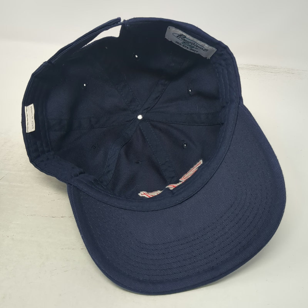 Pabst Blue Baseball Cap One Size Embroidered Logo Adjustable Strapback Hat