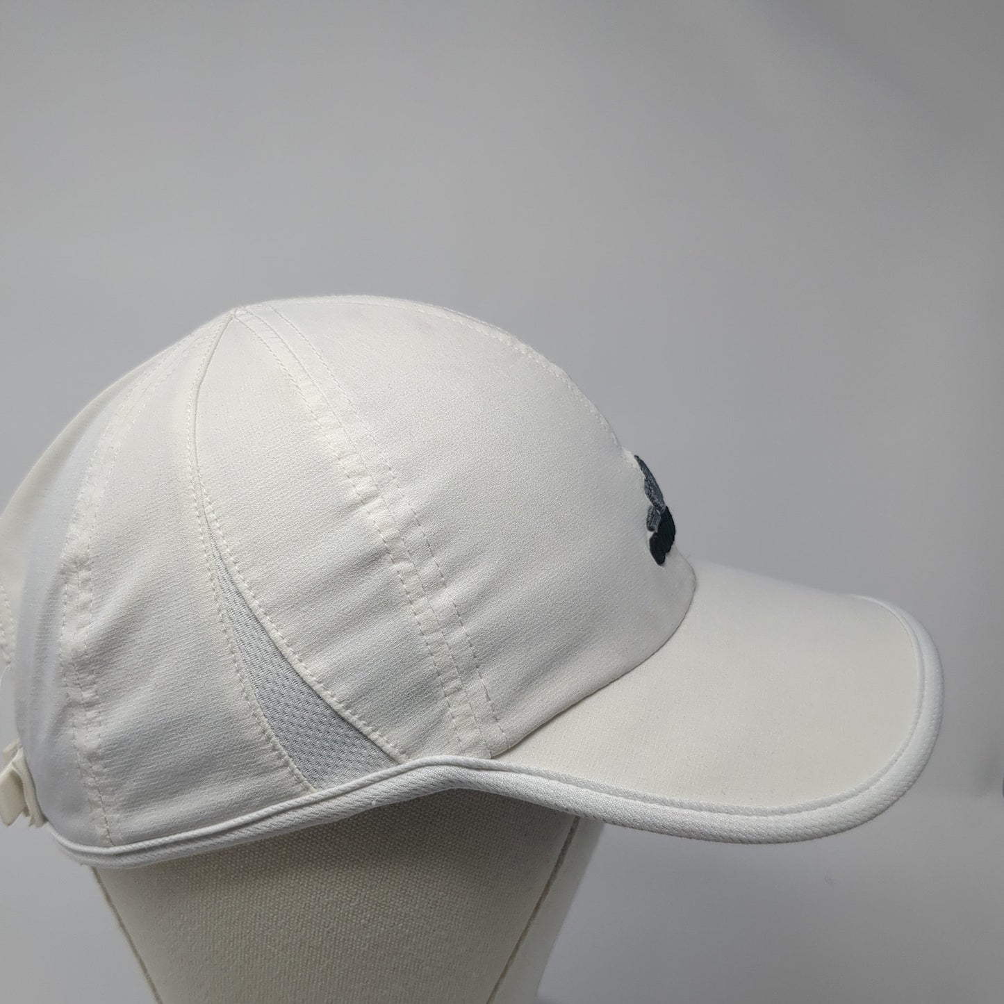 Adidas Adizero Strapback Baseball Cap White One Size Adjustable Embroidered