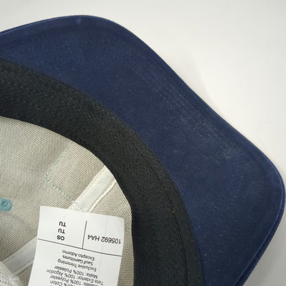 Carhartt Trucker Hat Green Blue One Size Mesh Snapback Logo Patch Workwear Cap