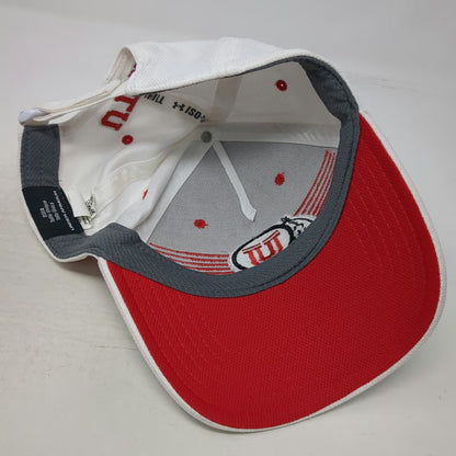 Under Armour Utah Utes NCAA 5 Panel White Hat One Size Strapback Iso-Chill