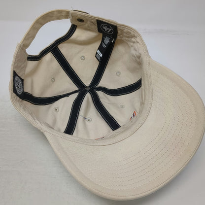 Virginia Tech Hokies NCAA 47 Cap Beige One Size Adjustable Embroidered Logo Hat
