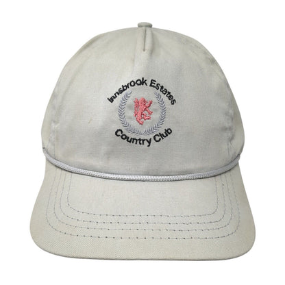 Lansbrook Estates Country Club Slideback Rope Hat Gray One Size Duckster