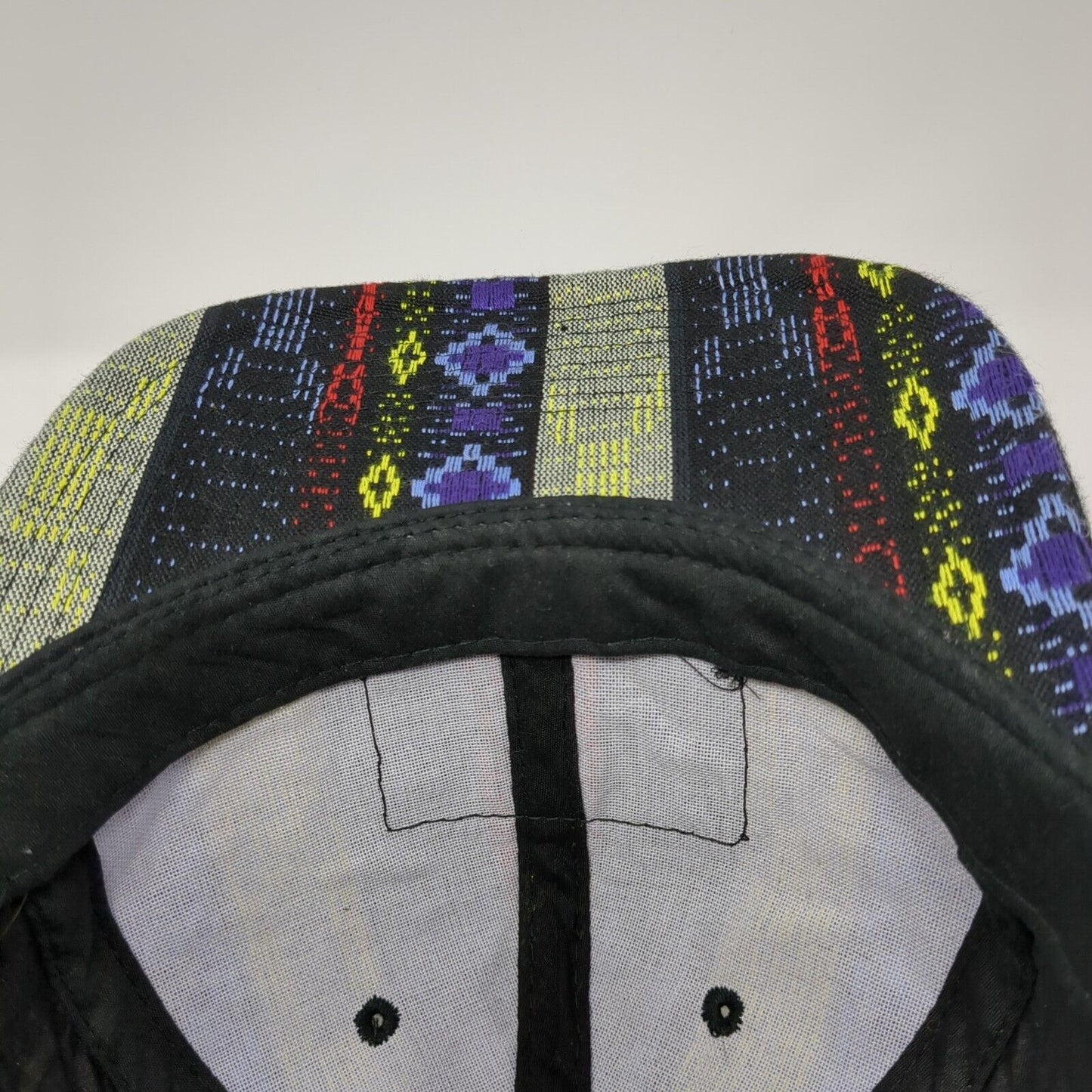 Tail Boot Patch Snapback Hat Multicolor One Size Adjustable Geometric
