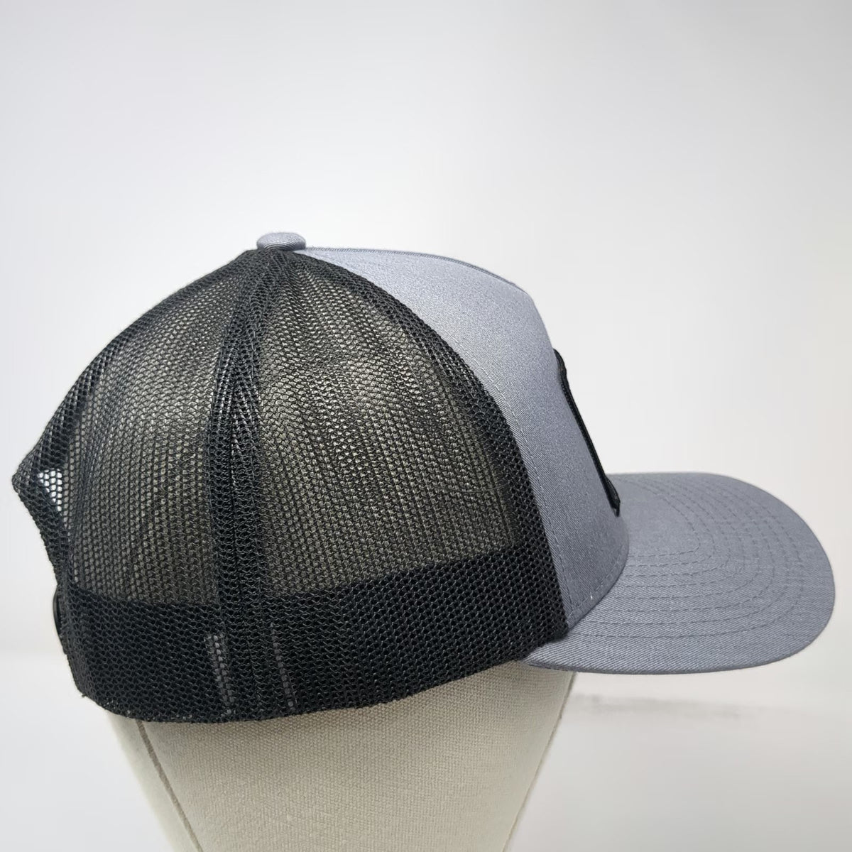 Pacific Headwear Trucker Hat Gray Black One Size Idaho Public Land Mesh Snapback