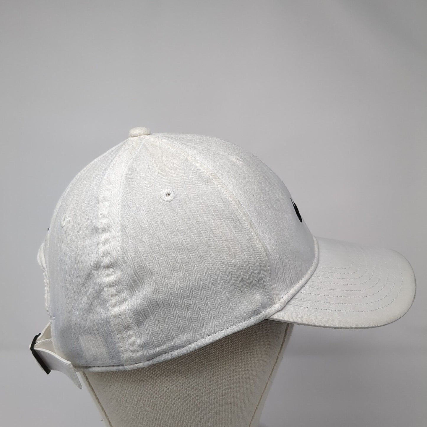 Nike Slideback Hat White One Size Adjustable Embroidered Legacy91 Dri-Fit