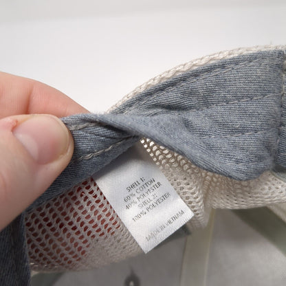 Cobra Trading Snapback Mesh Back Trucker Hat Gray One Size Richardson