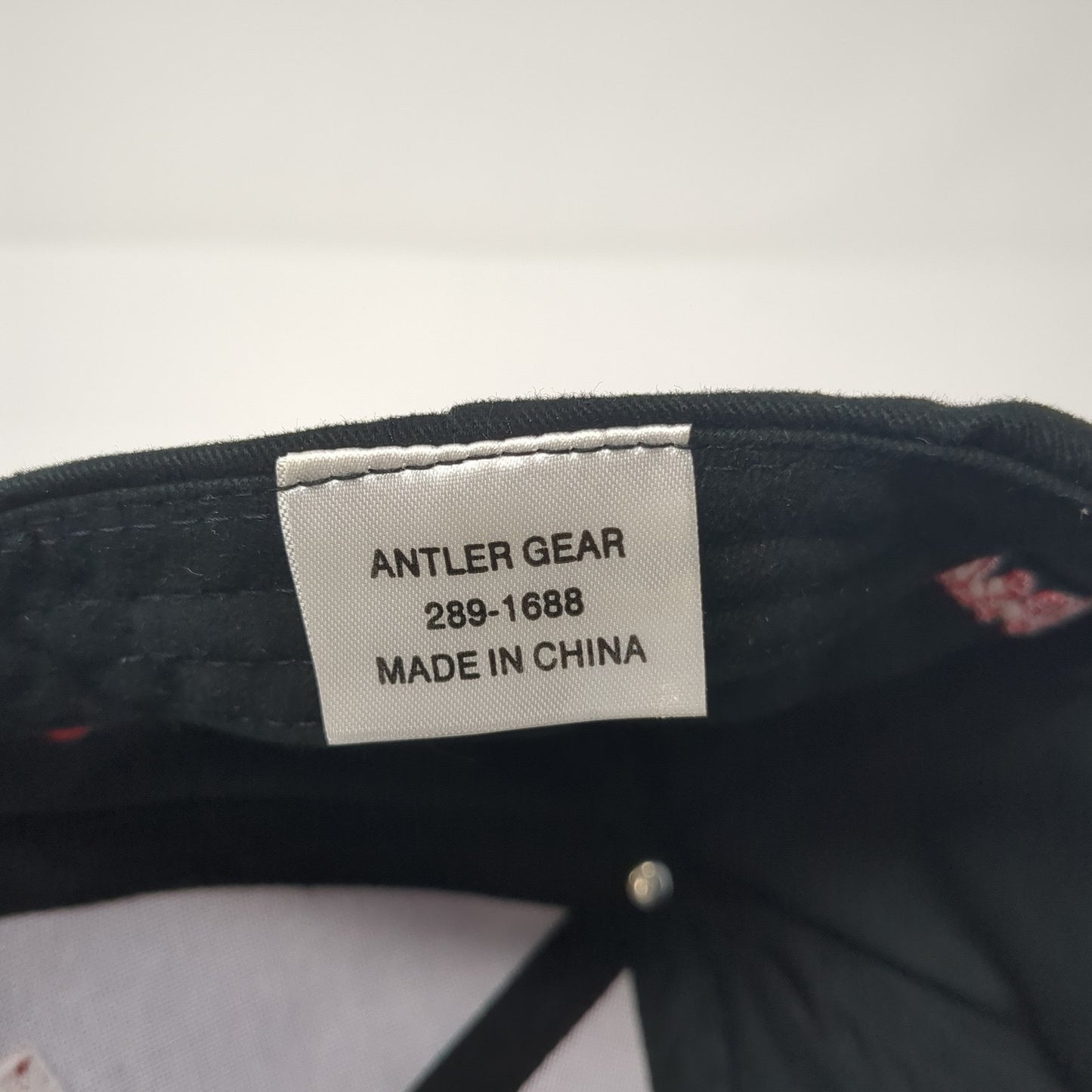 EHS Antlers Athletics Strapback Hat Black One Size Adjustable 6 Panel