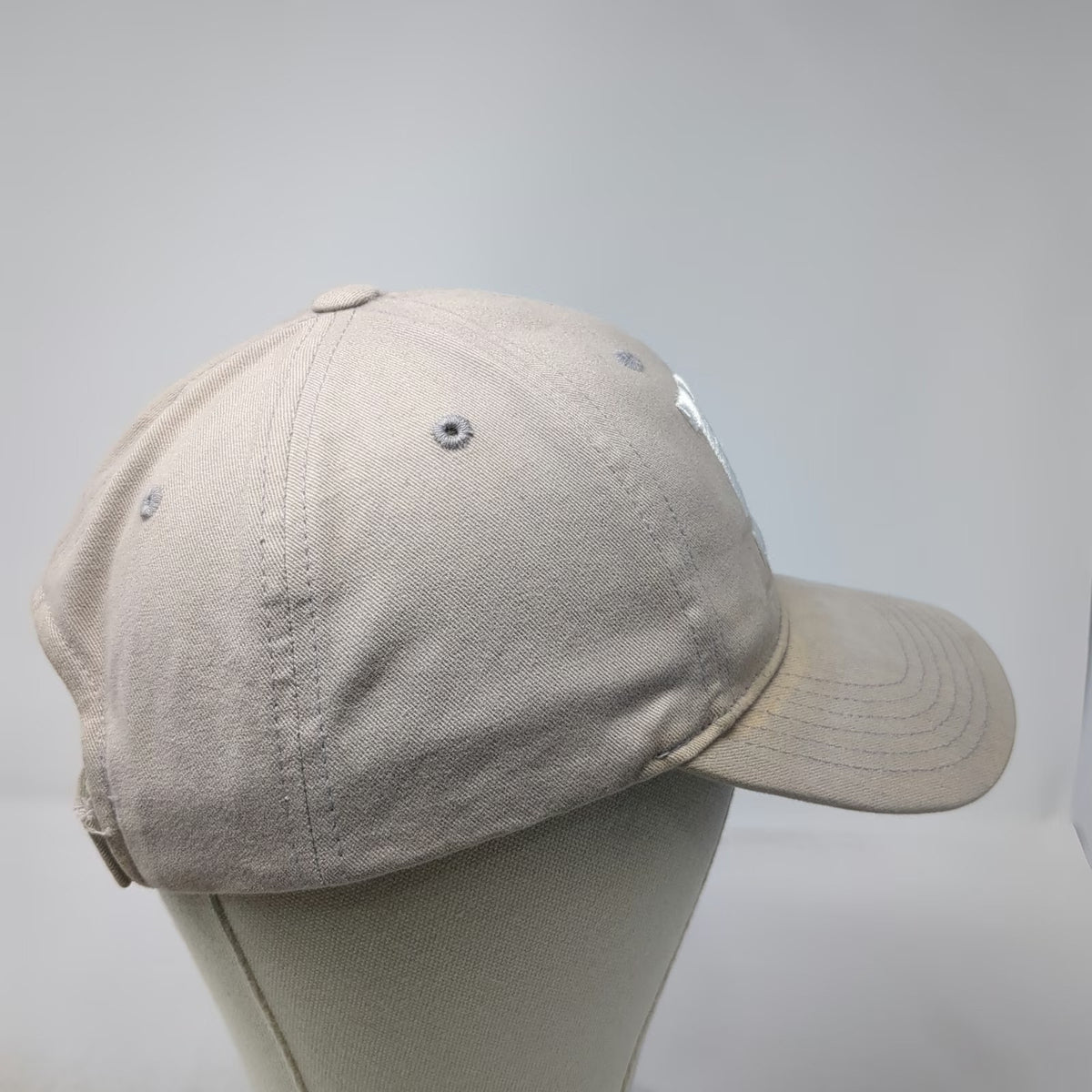 New York Giants NFL Team Apparel Cap Gray One Size Embroidered Adjustable Hat