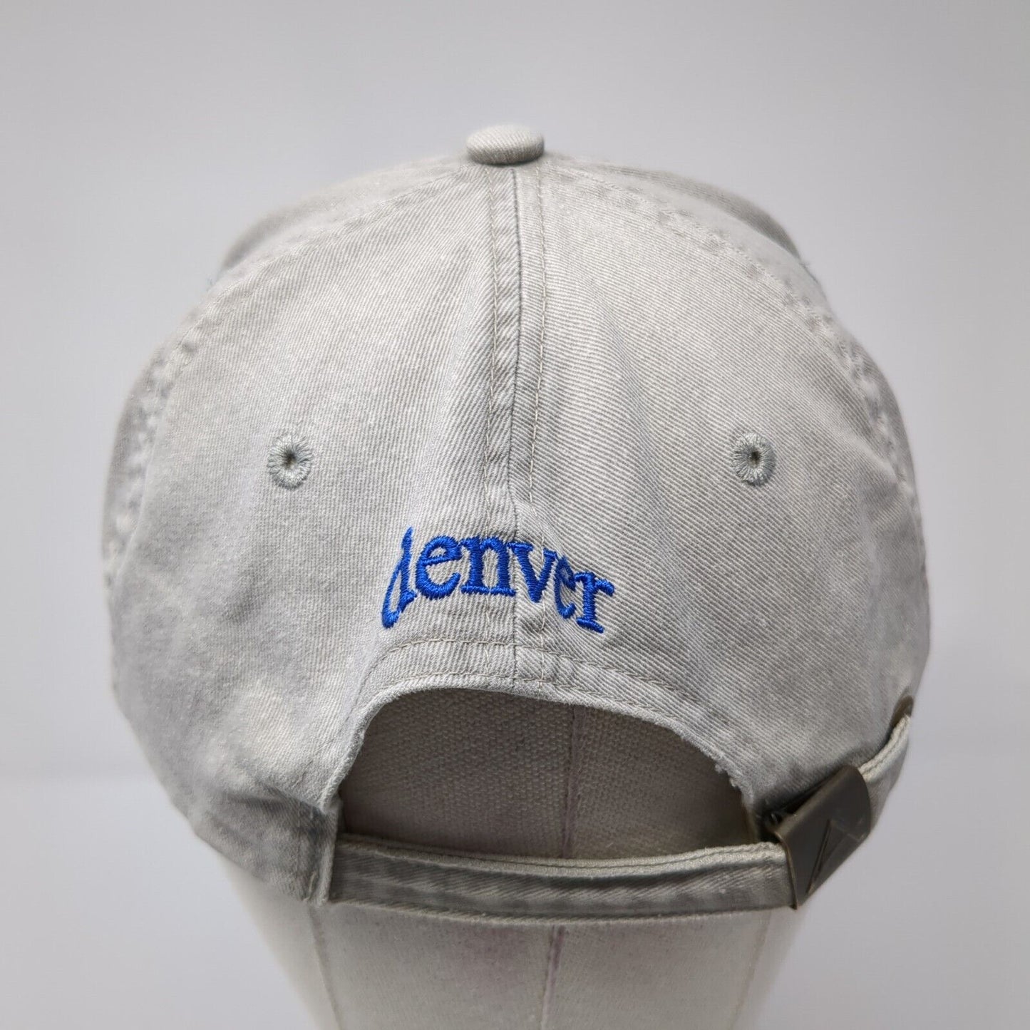 Fado Denver Slideback Hat Gray One Size Adjustable Solid Alternative