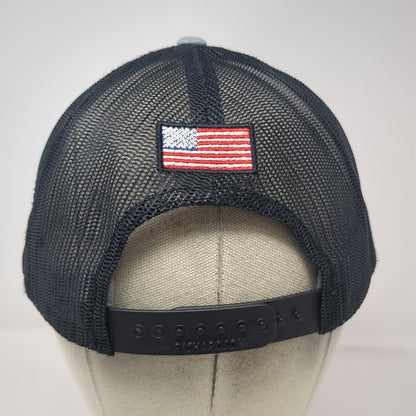 Richardson Trucker Hat Gray One Size Laird Manufacturing Mesh Back Snapback
