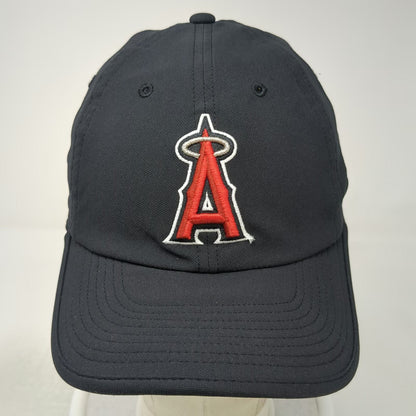 Nike Los Angeles Angels Baseball Cap Black OSFM Dri-FIT Strapback MLB Swoosh Hat