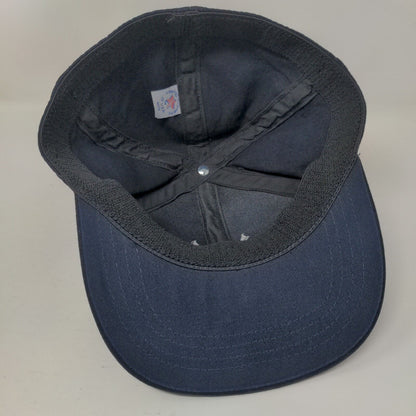 Air National Guard Fitted Hat Blue One Size Embroidered Solid 6 Panel