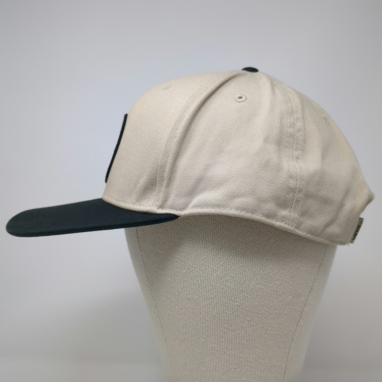 Vans Snapback Beige Black Gray One Size California Bear Patch Off The Wall Hat