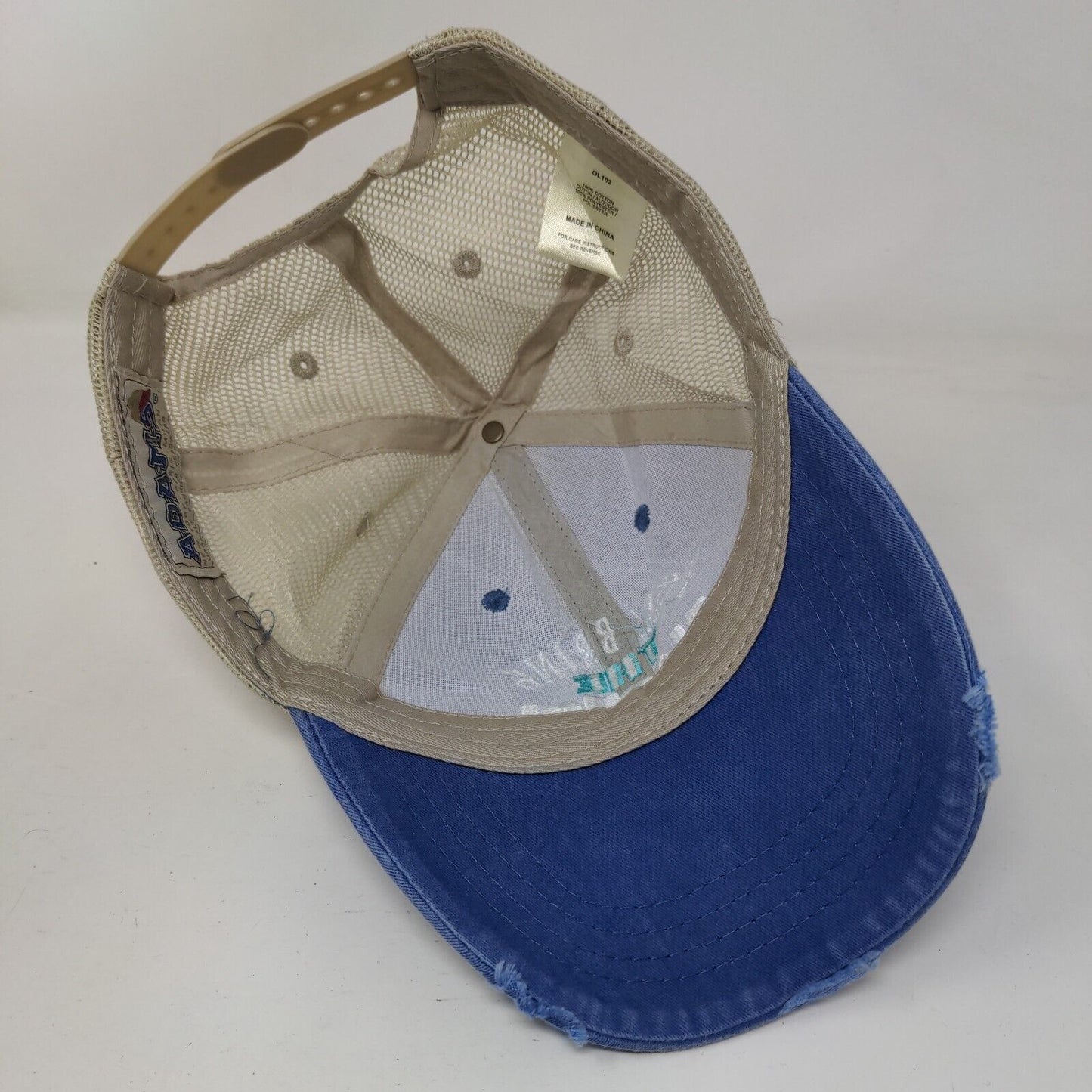 I'll Bring The Alcohol Snapback Trucker Hat Blue OS Adjustable Mesh Back Adams