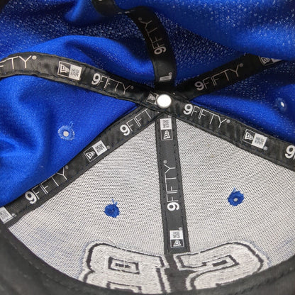 SB Snapback Hat Blue OSFM Adjustable Embroidered Distressed 9Fifty New Era