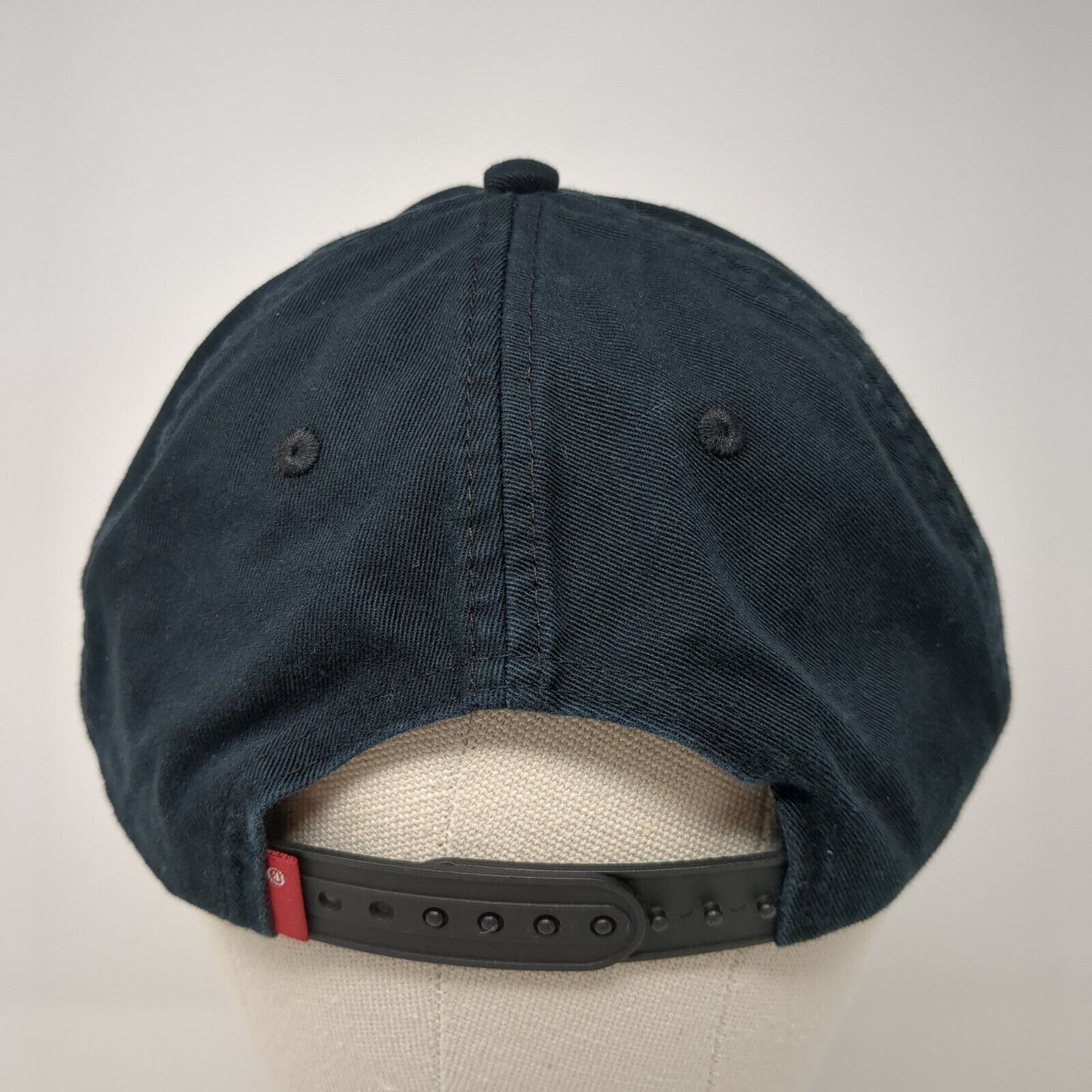 Levi's Snapback Hat Blue 58cm Adjustable Embroidered Solid 6 Panel