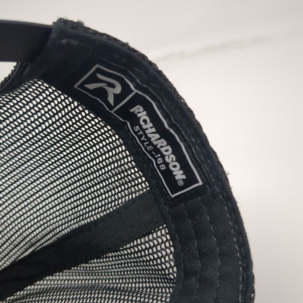 Richardson Trucker Hat Gray One Size Kioxia Memory Maker Mesh Snapback 7-Panel