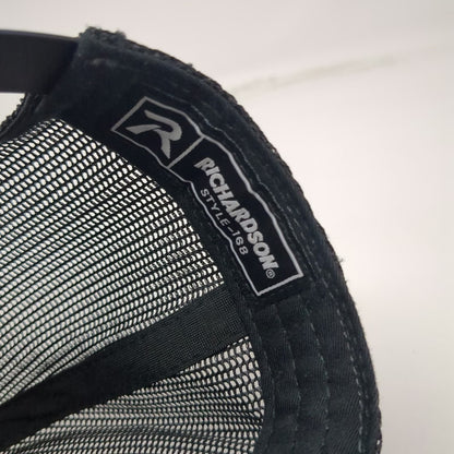 Richardson Trucker Hat Gray One Size Kioxia Memory Maker Mesh Snapback 7-Panel