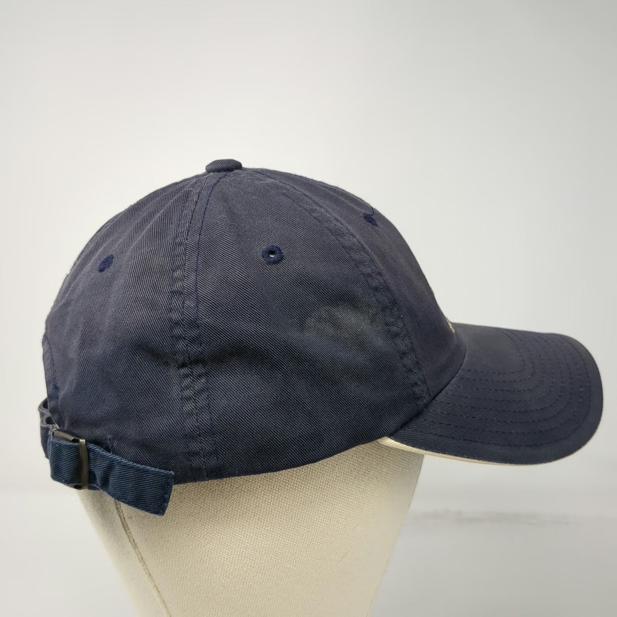 American Needle Baseball Cap Blue OS 2002 Salt Lake Olympics Hat Pins Vintage