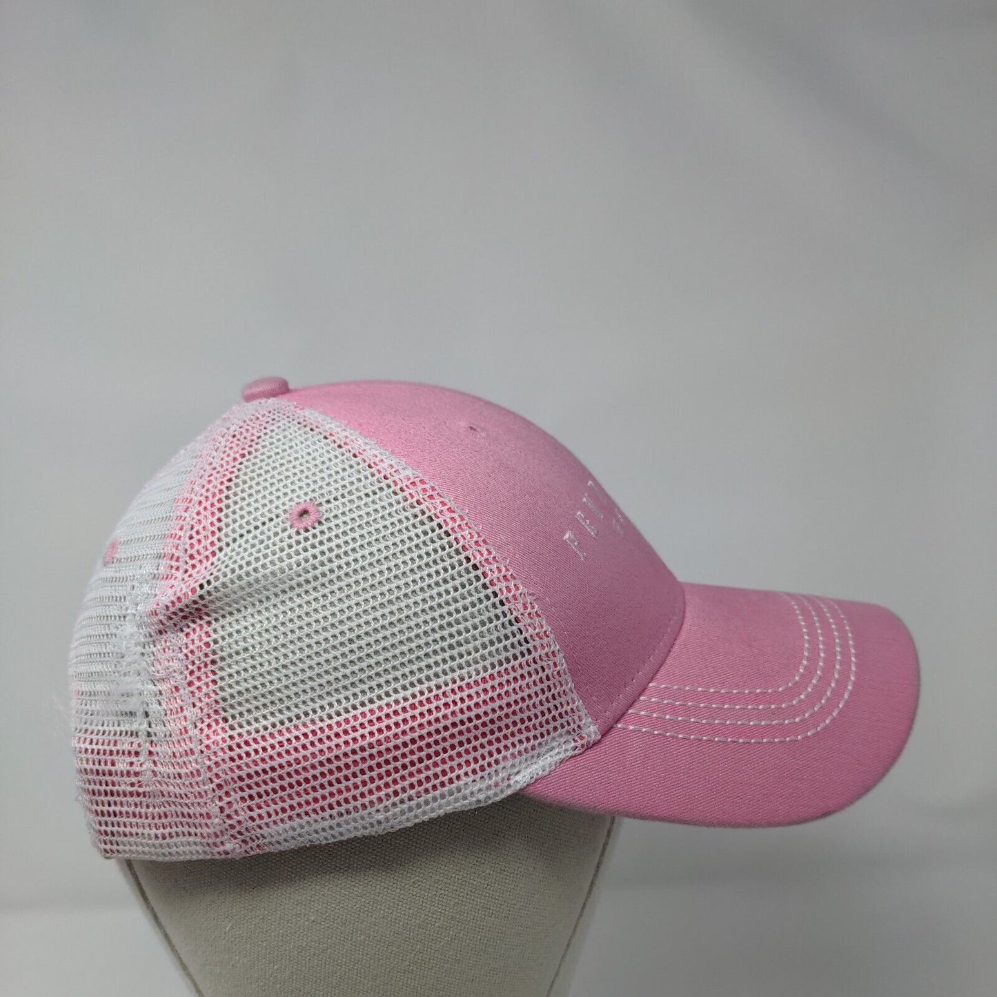 Pendleton Whisky Snapback Trucker Hat Pink One Size Mesh Back 6 Panel